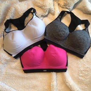 Victoria Secret Sports Bras set of 3